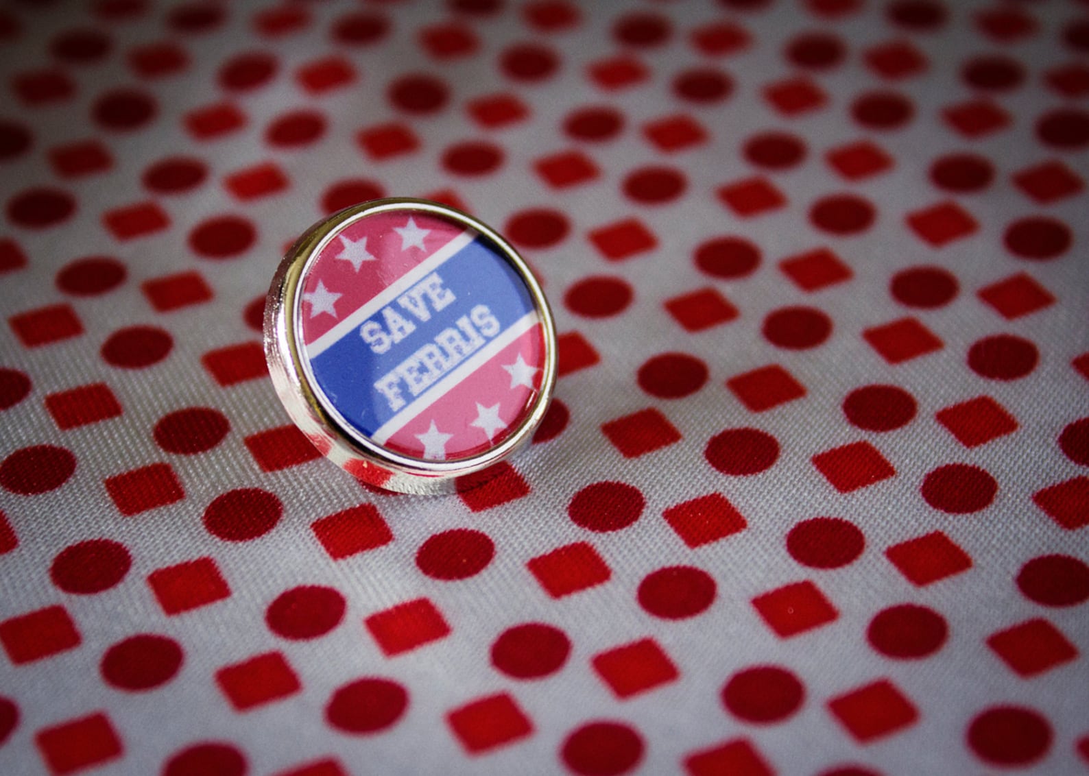 Cool Ferris Buellers Day off save Ferris Lapel/tie Pin Badge | Etsy