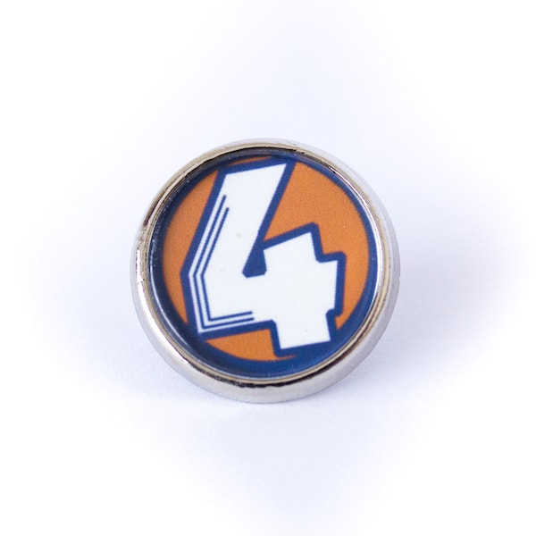 Anchorman Channel 4 Lapel/Tie Pin Badge