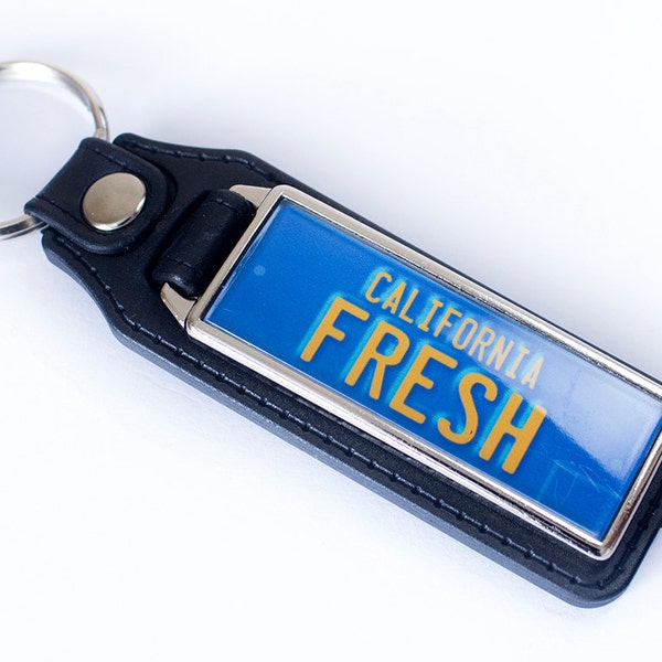 Fresh Prince of Bel Air (Fresh License Plate) Medallion Keyring