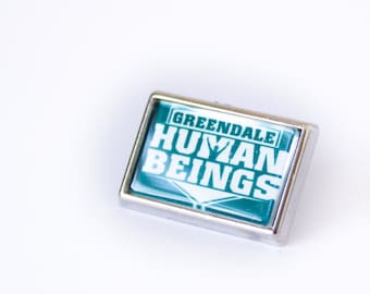 Comunidad Greendale seres humanos solapa y corbata Pin Pin