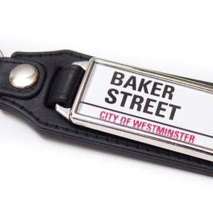 Cool Sherlock Baker Street (Sign) Medallion Keyring