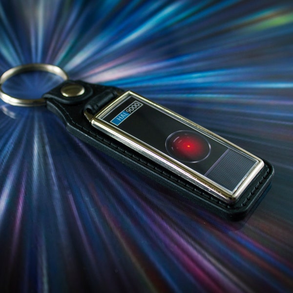 2001 A Space Odessy Hal 9000 Medallion Keyring