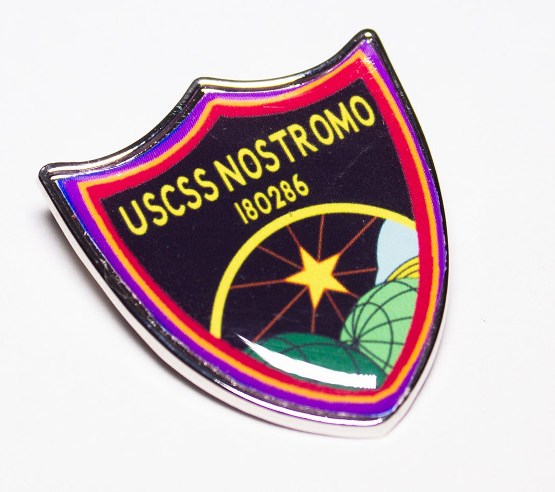 Aliens Nostromo Shield Pin Badge - Etsy UK