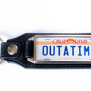 Back To The Future (OUTATIME) Medallion Keyring