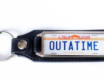 Regreso al futuro (OUTATIME) Medallion Keyring