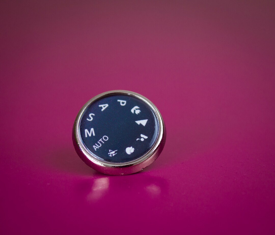 Camera Pin Button Camera Control Dial Pin: Photographer Lapel Tie Badge - Etsy