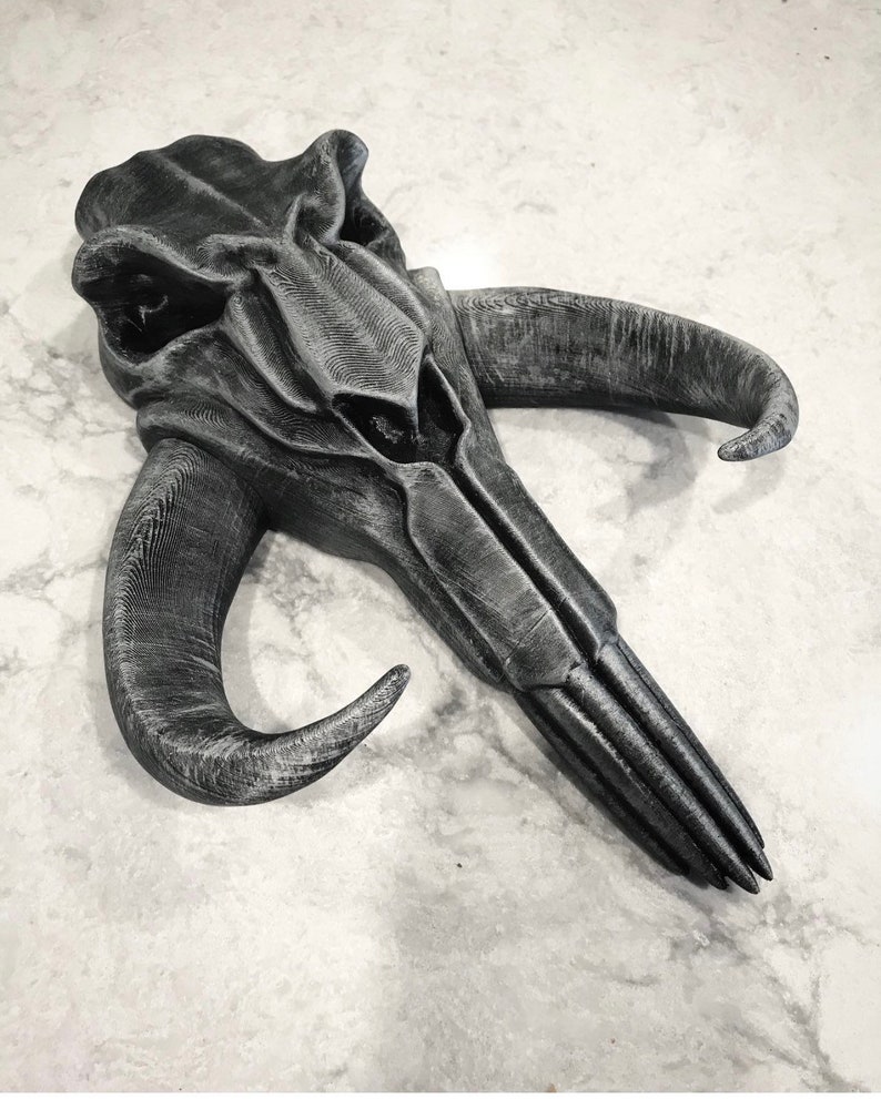Mandalorian Mythosaur Skull Inspired Wall Mountable Decor. Great Gift