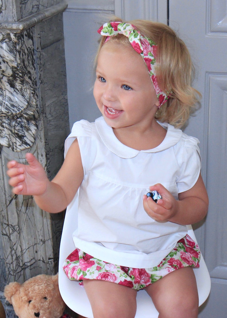 Beautiful Roses Baby Bloomers Baby Girl Headband 1st Etsy Australia