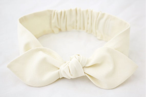 baby cream headband