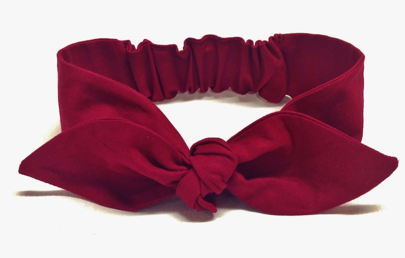 Baby girl headband berry cotton headband,fabric knot headband,cotton headband,newborn headband,infant headband,hair bow Baby headbands