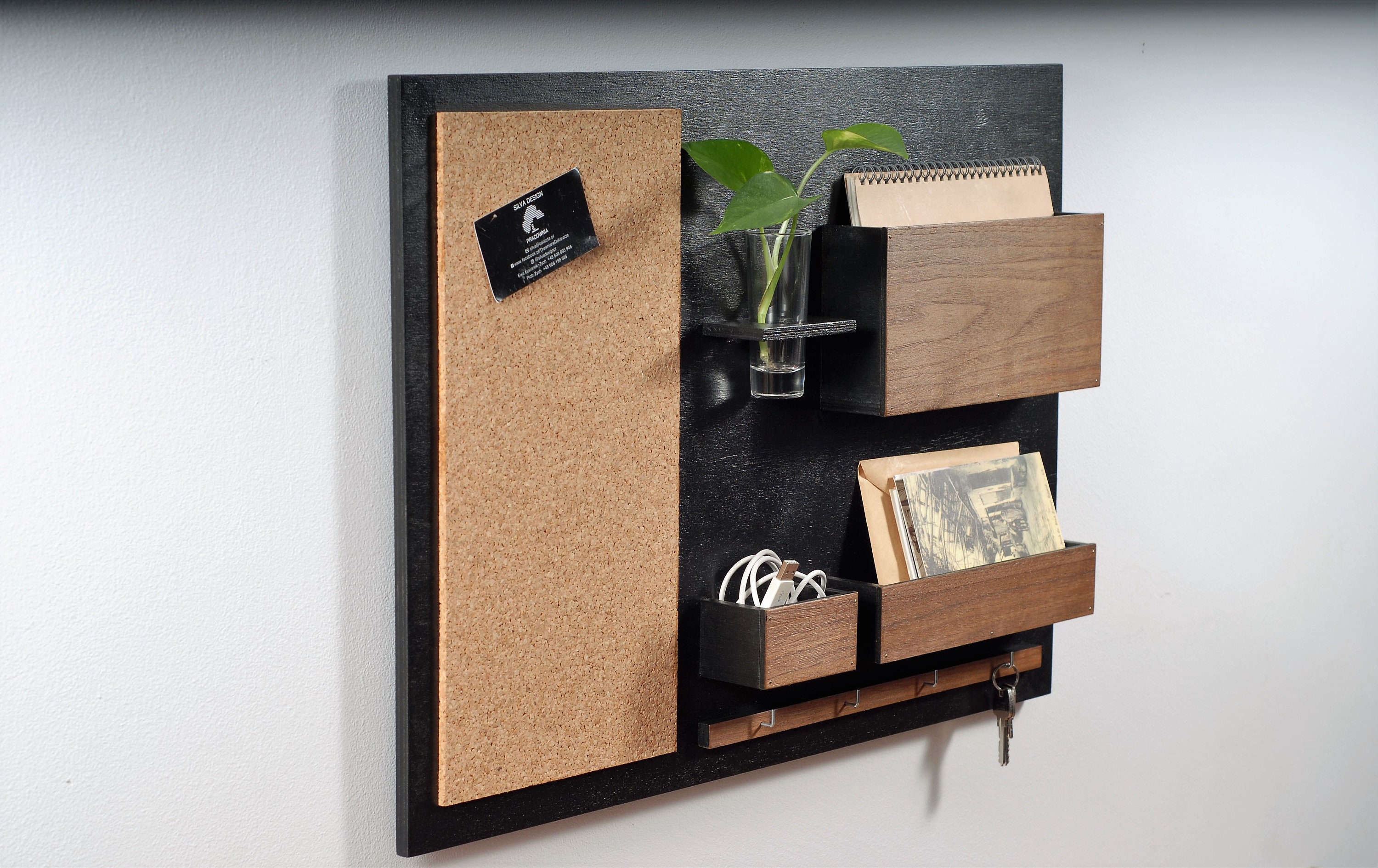 DLQuarts Organizzatore per posta posta a parete, decorativo in