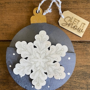 Snowflake Gift Card Holder