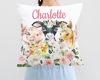 Farm Animals Nursery Accent Pillow Farm Life Nursery Pillow