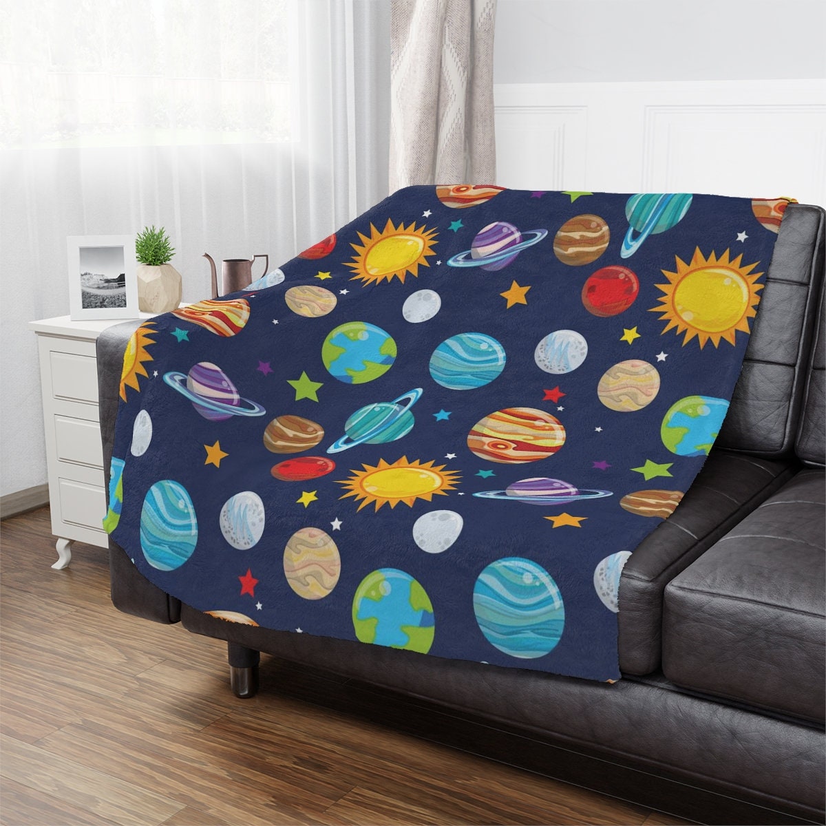 Kids space blanket sale