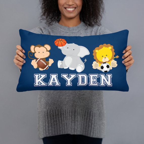 Happy kid sales elephant pillow