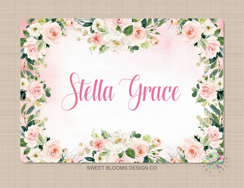 Pink Roses Floral Gauze Swaddle Blanket Flower Swaddle Blanket Baby Shower gift Lightweight Swaddle for Newborns Baby Girl Gift