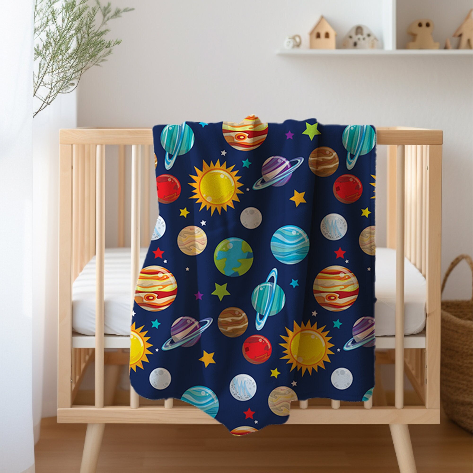 Space blanket for kids sale