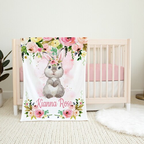 Bunny Crib Sheets Bunny Crib Bedding Bunny Cot Bedding Etsy