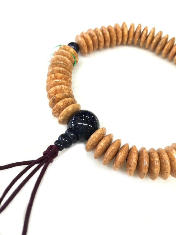 天竺菩提樹紫金石念珠 天竺菩提樹紫金石念珠