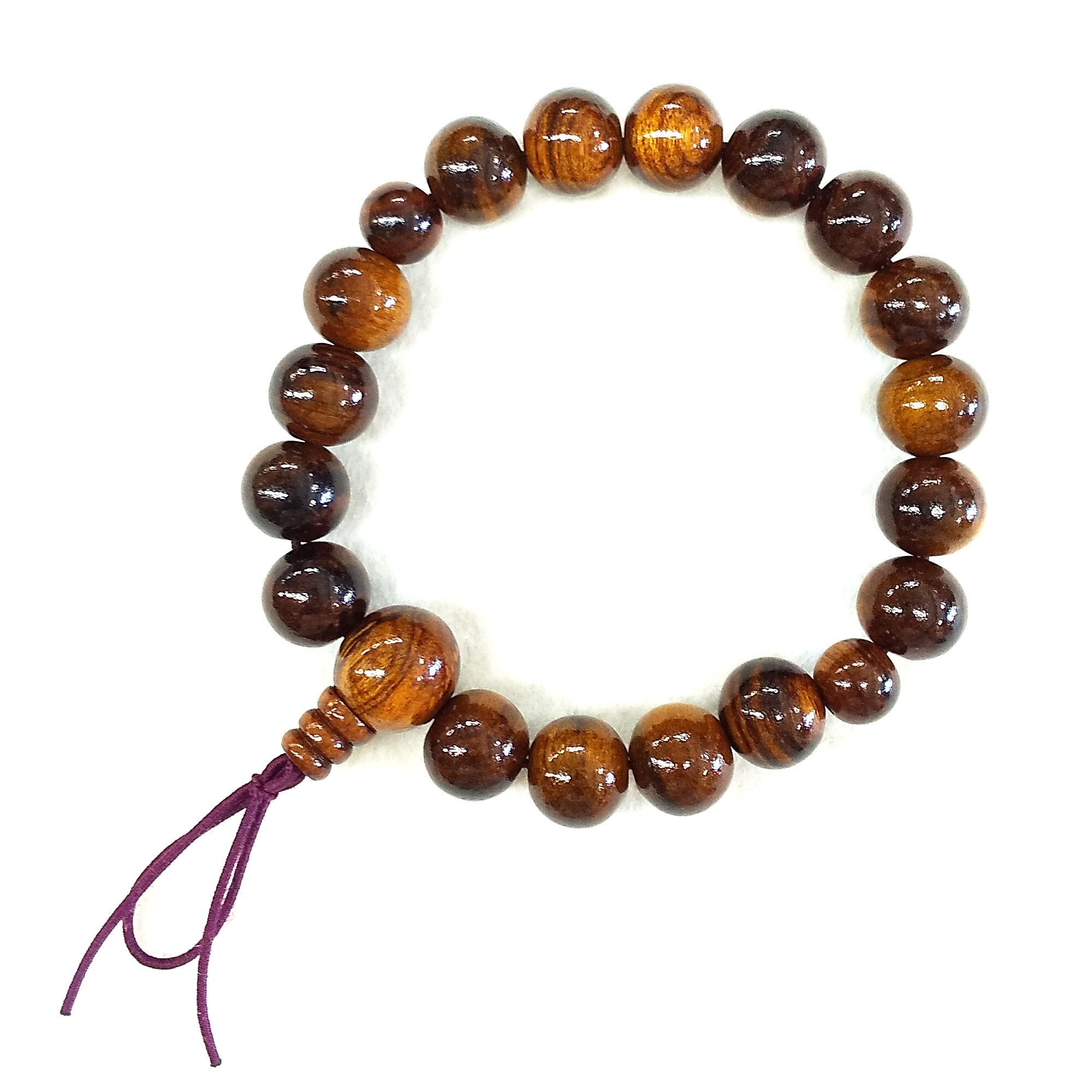 10mm Beads Sendan Chinaberry Wood Bracelet Japanese Juzu Prayer