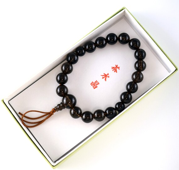 Buy 16mm Japanese Cedar Yakusugi Wood Bracelet Juzu Prayer Beads Rosary  Dhyāna Zen Mala Beads Chakra Bracelet Mala Guru Gift Present for Unisex  Online in India - Etsy