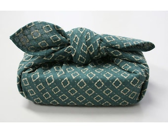 Japanese Furoshiki, Cotton Fabric, Wrapping Cloth, 50cm, Gifts, Kyoto Souvenir, Square Sashiko Japanese tradition pattern