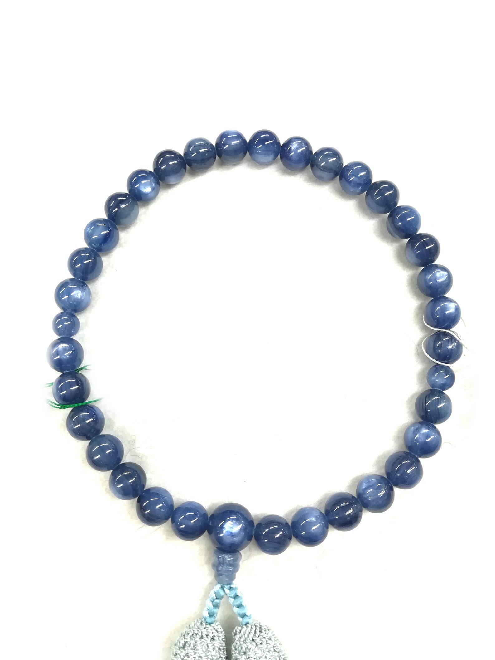 Kyanite Gemstone Japanese Juzu Beads Rosary Prayer Beads Etsy