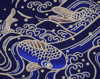 大判 木綿風呂敷 ふろしき 龍 鳳凰 鷹 鯉 綿 贈答品 包む 贈り物