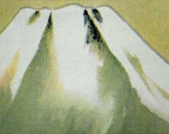 複製 掛軸 共箱付 横山大観 『名品 霊峰富士図』 絹本 掛け軸 - Etsy 日本