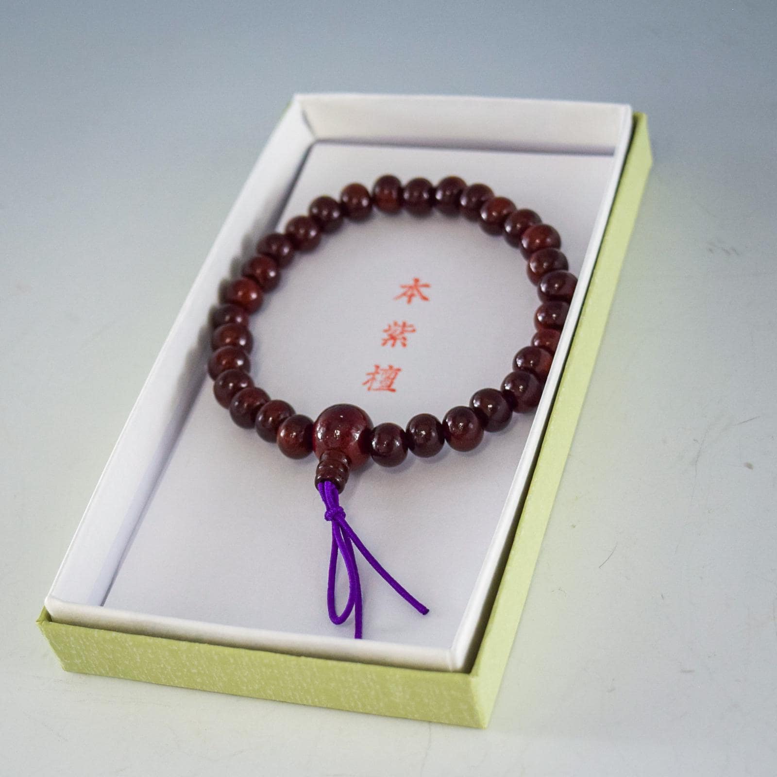 Shitan Japanese Rosewood Bracelet Japanese Juzu Prayer Beads