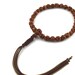 Bracciale Tsuge Wood Skull Giappone Juzu - Bracciale Nero Con Perline In Legno A Forma Di Teschio, Stile Rosario Buddista, Fatto A Kyoto (UDA17)
