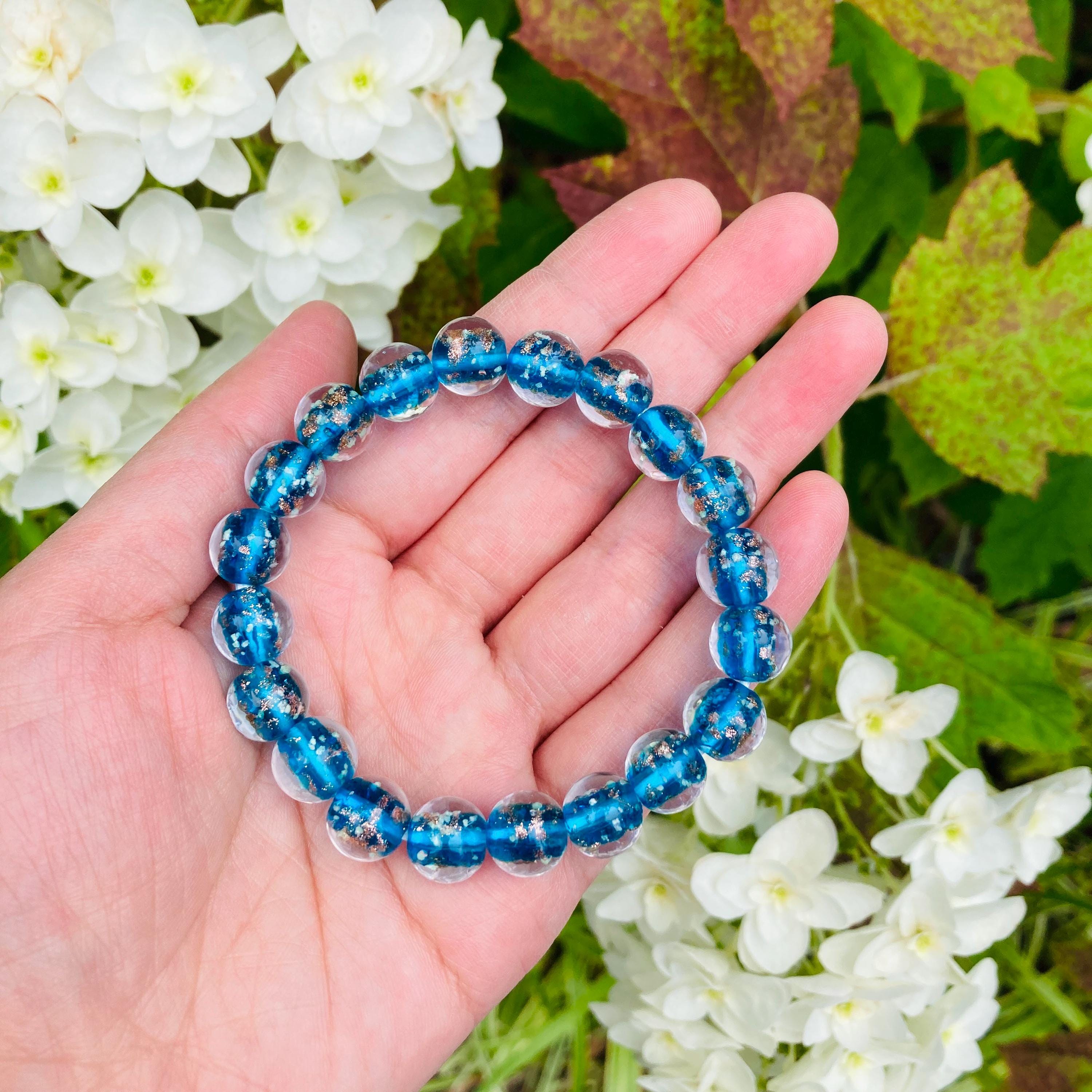 10mm Ryukyu Okinawa Glass Beads Japanese Juzu Bracelet Prayer