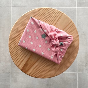 Furoshiki Emballage Déjeuner Furoshiki Kotoima Fukiyose Yukibana 100% Coton 50cmx50cm