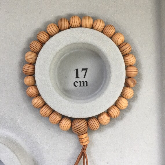 8mm Japanese Cedar Yakusugi Wood Bracelet Juzu Prayer Beads Rosary