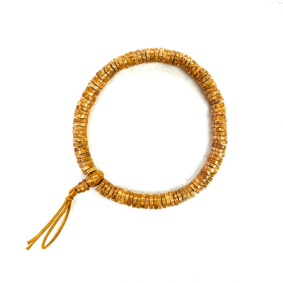 Consecration Tibetan OM Mantra Wrist Malas Buddhist Prayer Beads Bracelet -  Wishbop.com