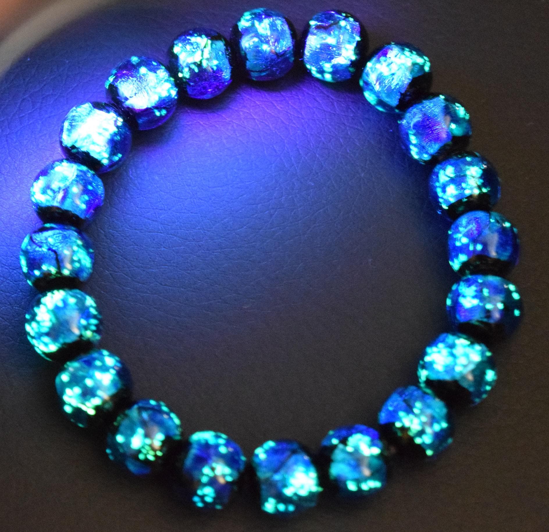 10mm Ryukyu Okinawa Glass Beads Japanese Juzu Bracelet Prayer