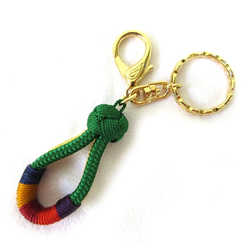 Japanese Kumihimo Keychain Netsuke Braided Cords Key Holder Etsy