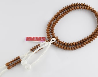 Irataka Buddhist beads, Japanese Juzu Beads, Buddhist Prayer beads, Asian  Rosary Mala Beads, Yoga Jewellry, Meditation, Plum wood, Ebony