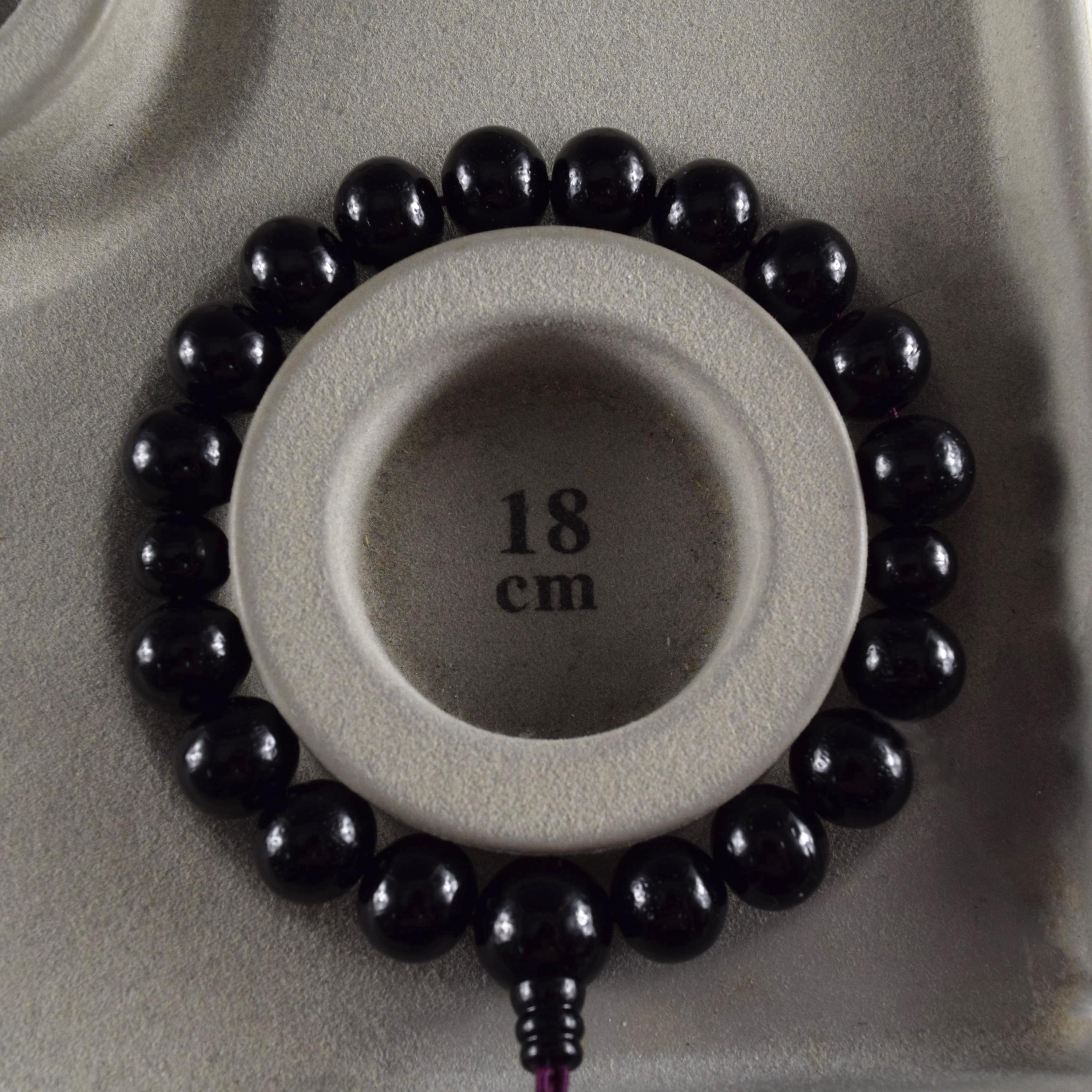 Black Kokutan Ebony Wood 8mm/10mm Beads Japanese Juzu Bracelet