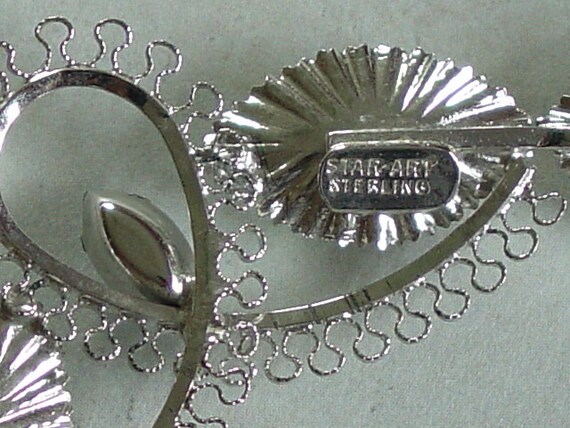 Vintage Signed Jewelry Set STAR ART Sterling Sivl… - image 2