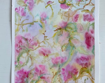 Ode To Joy - 12x9 original watercolor painting