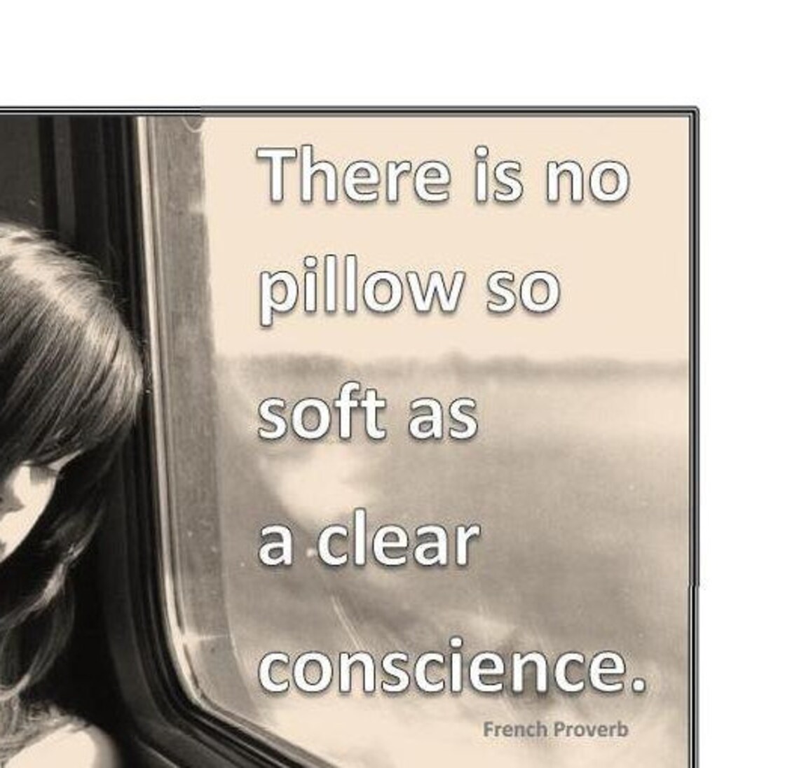 Quote No Pillow so Soft as a Clear Conscience Printable Etsy
