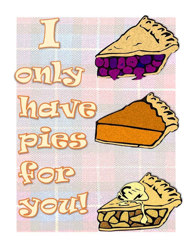 Fall Pie Printable Fall Printable, Pies Print, Funny Saying Printable Instant Download ...