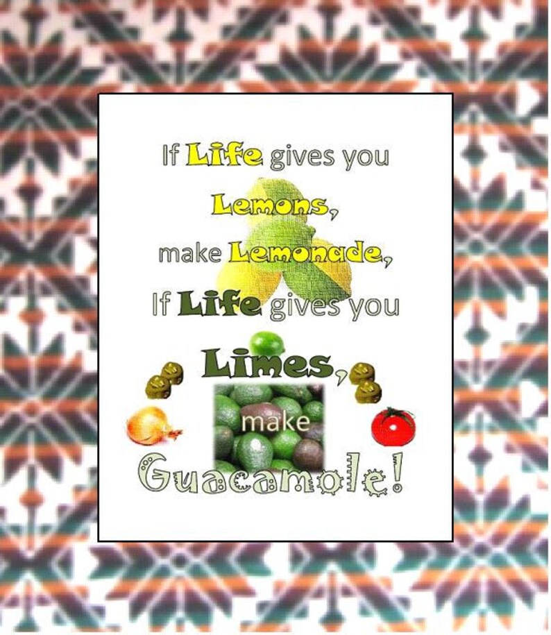 Guac print Guacamole printable Quote printables sayings Etsy