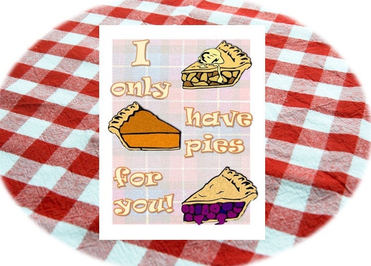Fall Pie Printable Fall Printable, Pies Print, Funny Saying Printable Instant Download ...