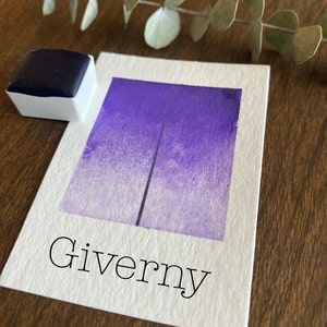 Giverny. Handmade, ecological and non-toxic watercolors.