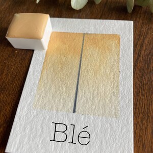 Wheat. Handmade, ecological and non-toxic watercolors.