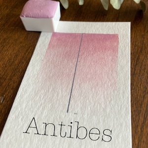 Antibes. Handmade, ecological and non-toxic watercolors.
