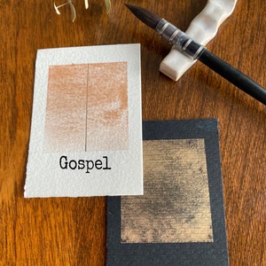 Gospel. Handmade, ecological and non-toxic watercolors.