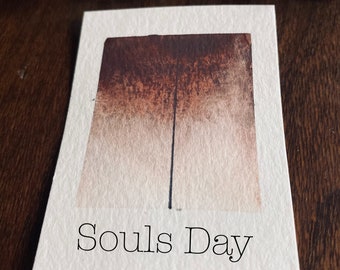 Souls Day. Handmade, eco-friendly and non-toxic watercolours.